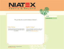 Tablet Screenshot of niatex.com